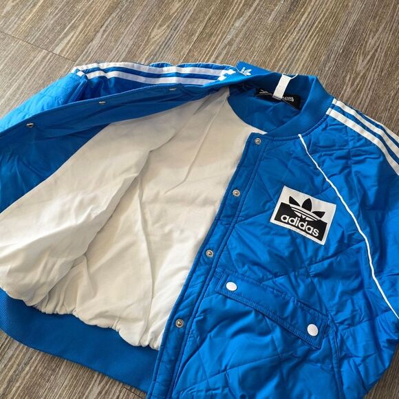 Adidas Olivia OBlanc Kendall Jenner Quilted Track Top Bomber Jacket Women's S LE - Picture 8 of 11